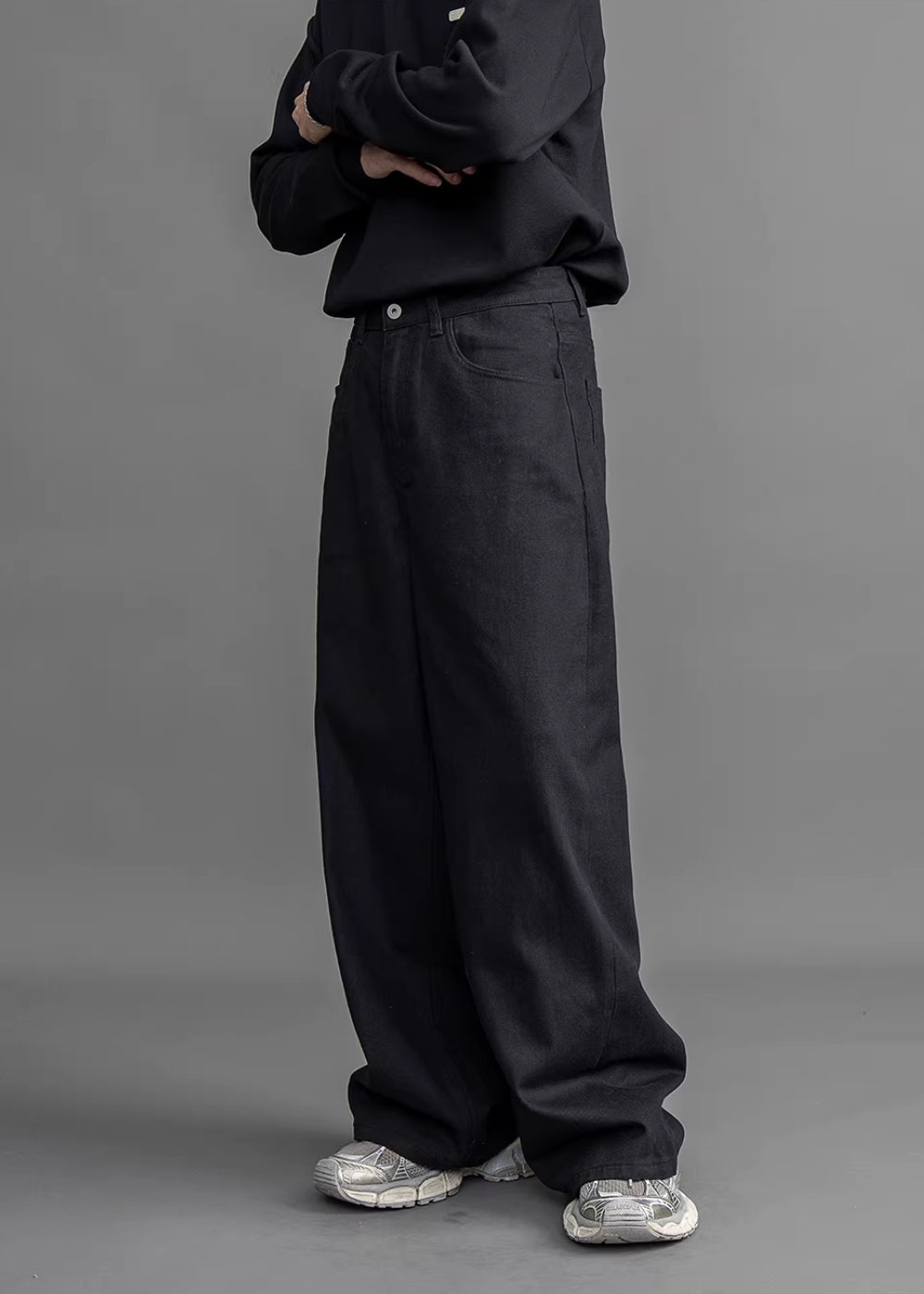 Wide Drape Denim  #FS027