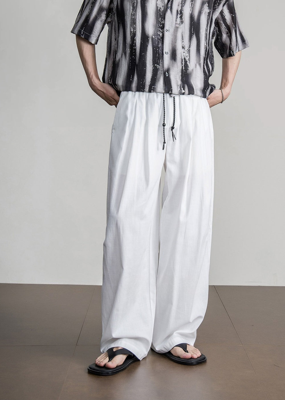 Sheen Relax Wide Pants  #FS061