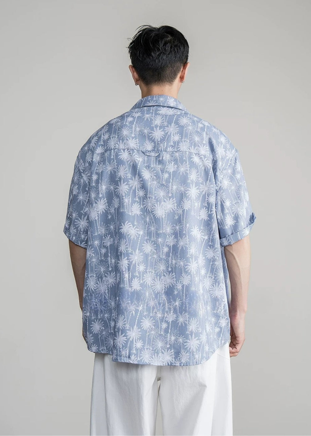 Retro Hawaiian Cuban Collar Shirt  #FS092