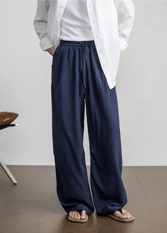 Tencel Blend Wide Drape Pants  #FS093