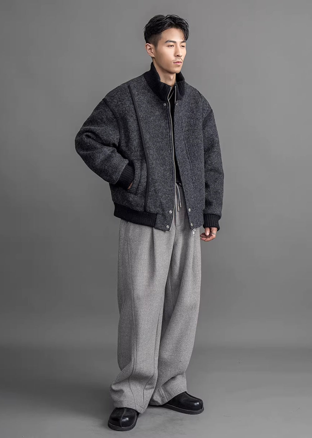 Soft Grain Easy Trousers  #FS022