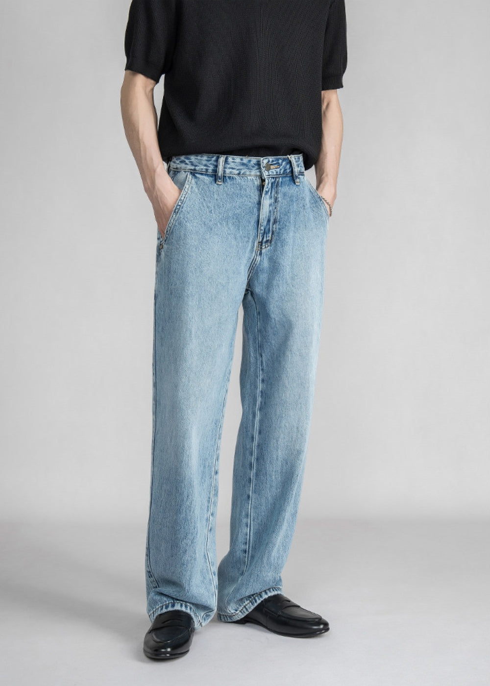 Ice Wash Lyocell Jeans  #SF001