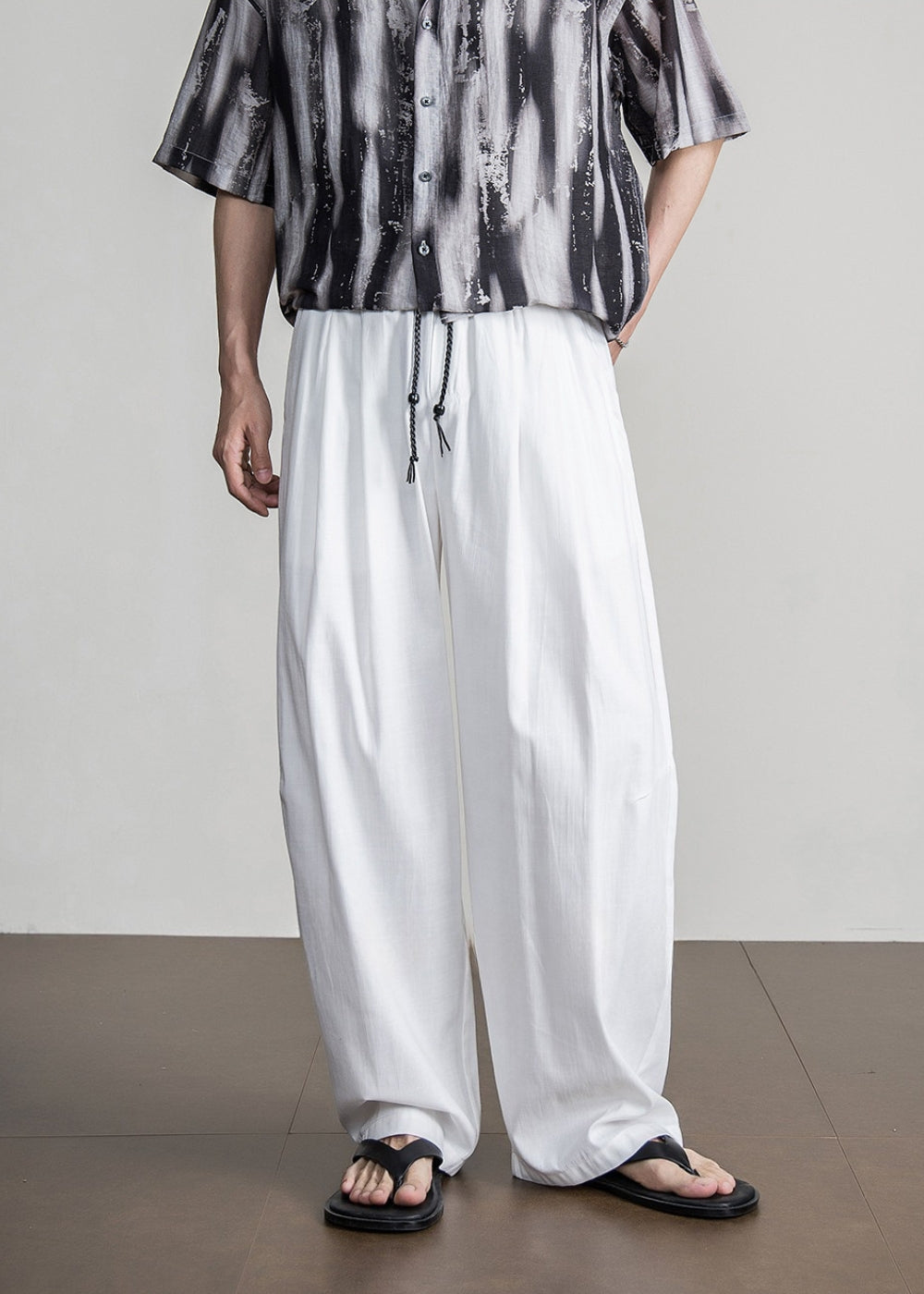 Sheen Relax Wide Pants  #FS061