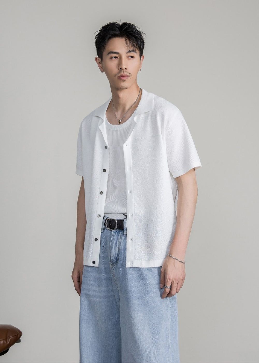 Smooth Cuban Drop Shirt  #FS071
