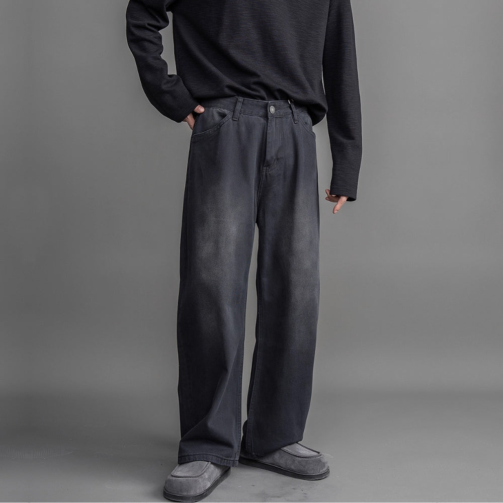 Matte Fade Wide Denim  #FS009
