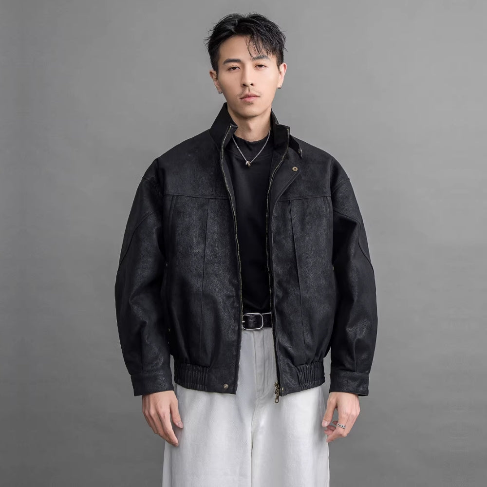 Ash Fade Zip Blouson  #FS023