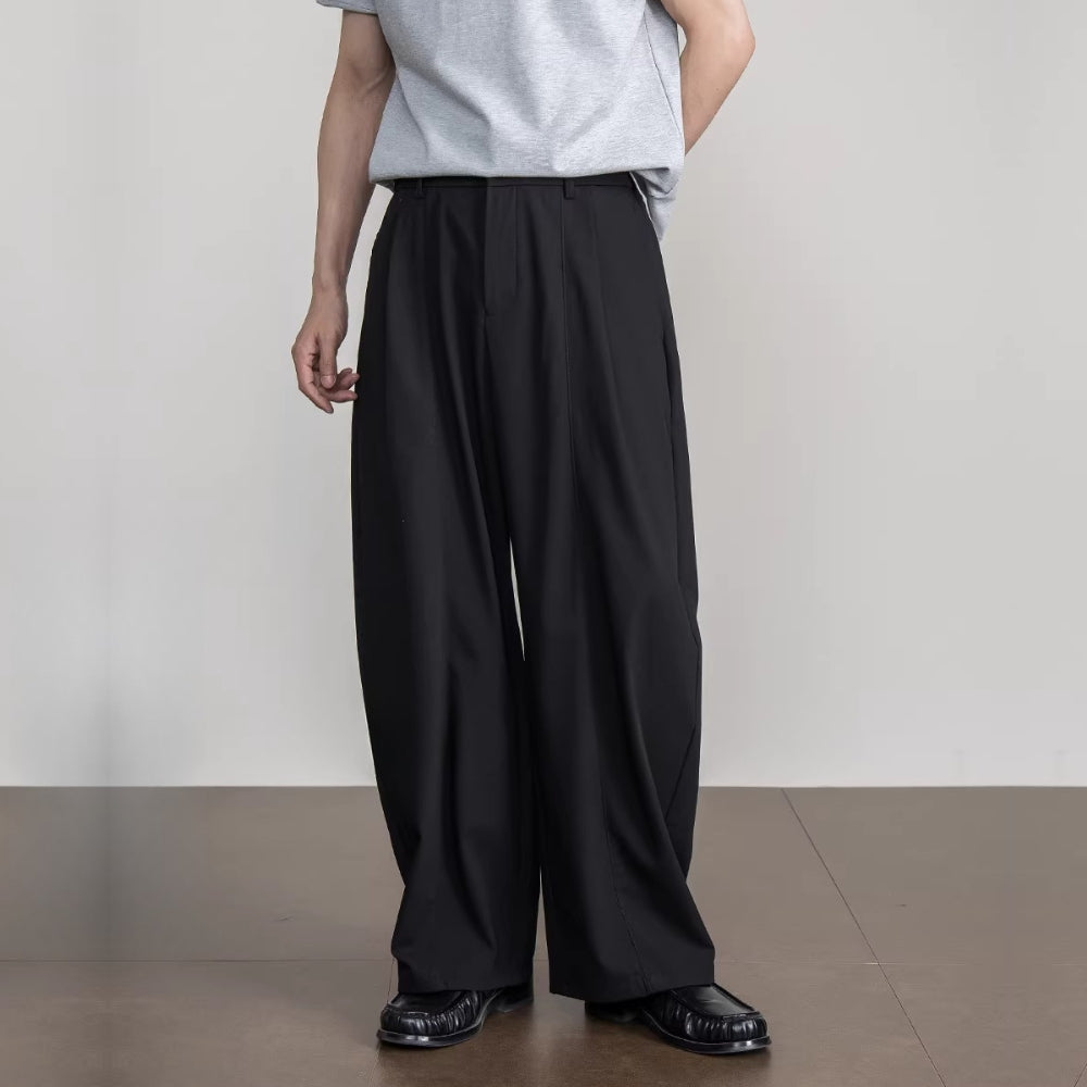 Cotton Ease Wide Trousers  #FS040