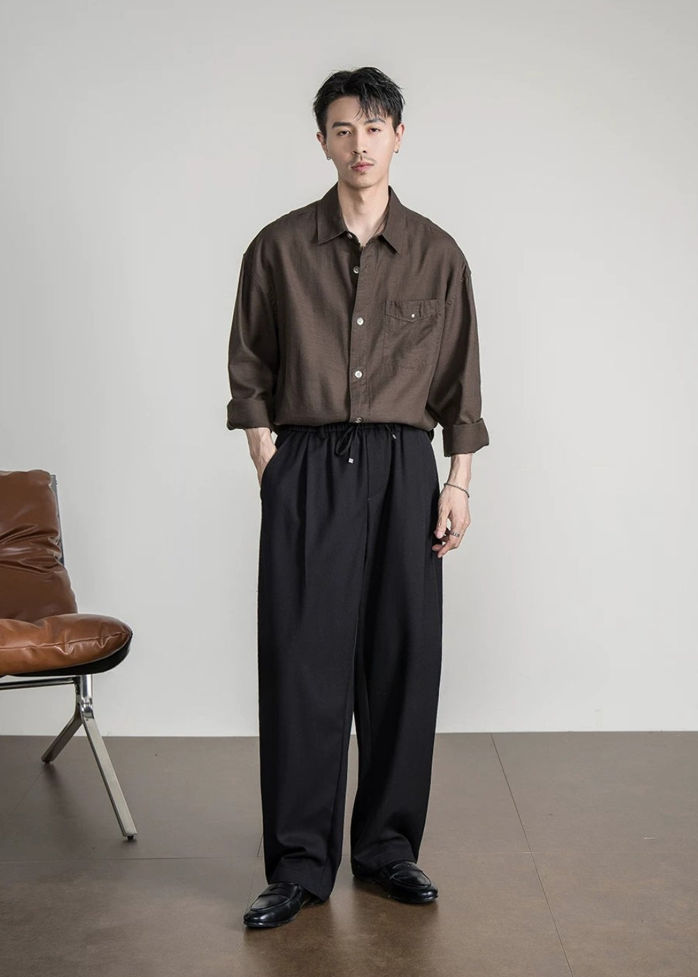 Soft Drape Lyocell Shirt  #FS054